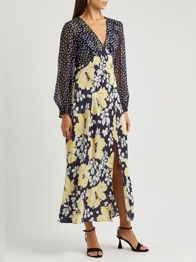 NWOT - Rixo Melanie Silk Dress